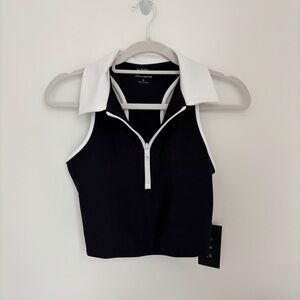 NWT Abercrombie & Fitch YPB sculptLUX Active Top - S